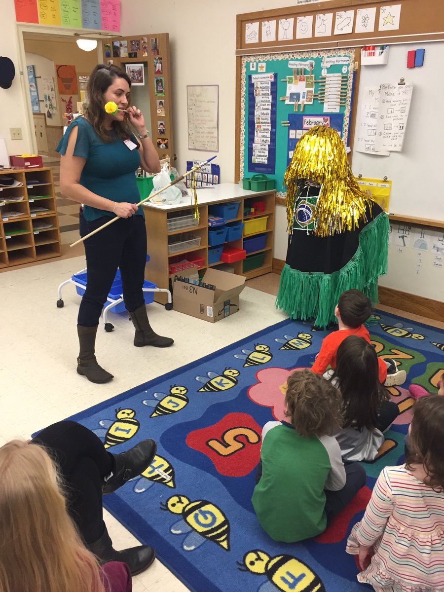 KeahLarsen's tweet photo. We had the best time celebrating Carnival! Thank you Leo and Renata for sharing such a special part of Brazilian culture with us.  #FoxMeadowPride #Carnival https://t.co/bqDQ08bhts