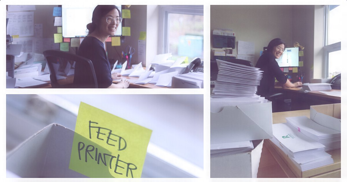 Our Donations Administrator, Jasiel, is currently printing the tax receipts for all of you who have so loyally supported Ratanak this past year #thankyou