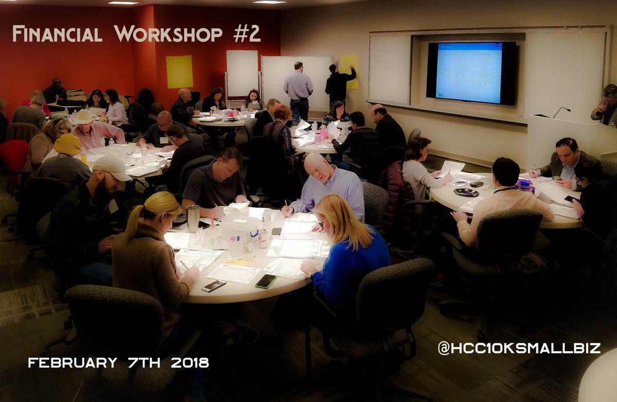 EEThinking's tweet photo. Winning Wednesday - Financial Workshop #2 @HCC10KSmallBiz #10ksbC21. Dollar Signs Before HashTags! Small business owners crushing the financial numbers. How well do you know your financial and performance numbers? @eehour #smallbusiness #cashflow #incomestatement #balancesheet #$ https://t.co/C1A7i2ic4R