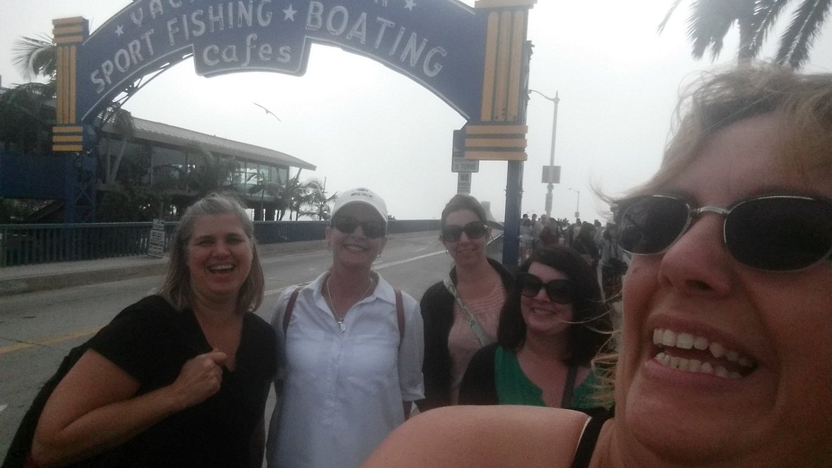 MrsBlacksher's tweet photo. Santa Monica Pier. Just before the fog rolled in. #SWW18WW https://t.co/pAmHnscA6l