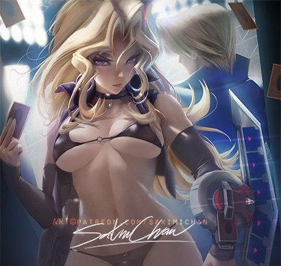 #MaiValentine nsfw pinup versions ;3 <3 PSD/ Hd jpg,video process,steps>patreon.com/posts/mai-vale…