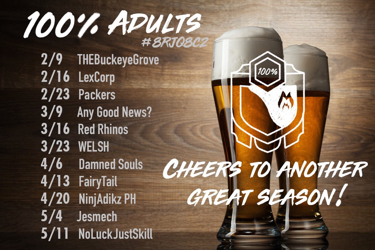 Excited to announce our participation in CWL Season 4 in Lite League! Feel like joining us for the fun? Grab a beer, and join our Discord server! Recruiting TH10 40/40 and TH11 45/45/20 discord.gg/fKKbMUK