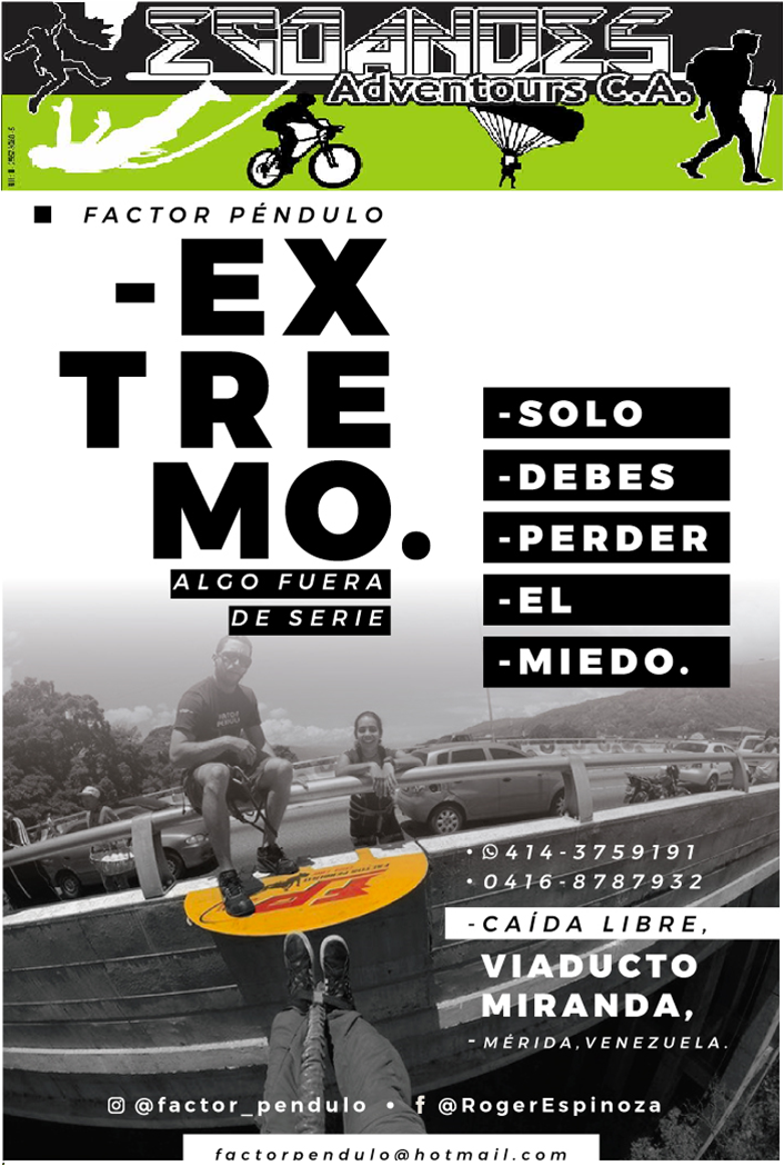 FactorPendulo's tweet photo. Activos para la Feria Internacional del Sol del 08 al 13 de Febrero #2018 en #merida #Venezuela #factorpendulo #puenting https://t.co/t4qR5JAPlH