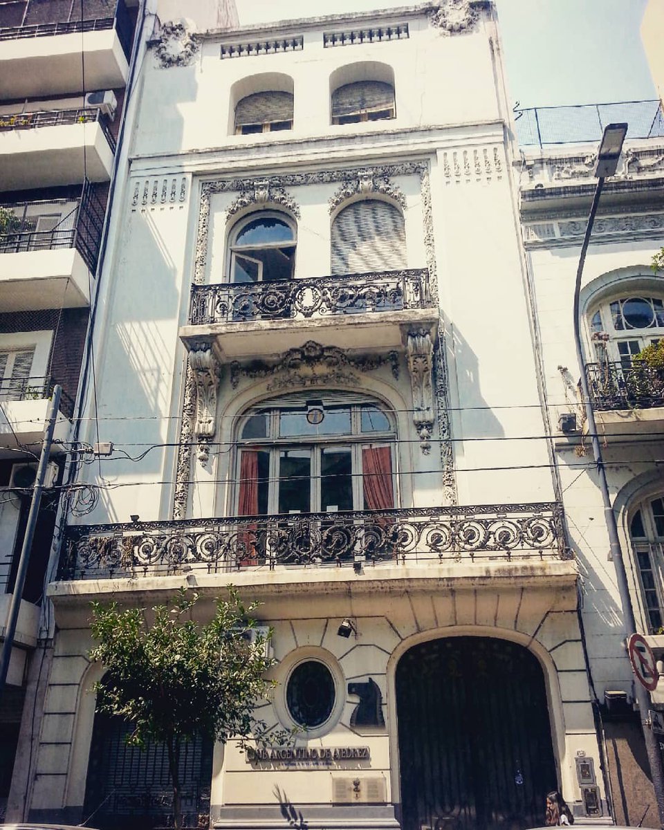 Club Argentino de Ajedrez (Calle Paraguay 1858) #ajedrez #chess #edificio #building #arquitectura #architecture #argentina #buenosaires #caba #turismo #tourism #juego #travel #vilavide #архитектура #аргентина #шахматы #путешествие #туризм #буэносайрес