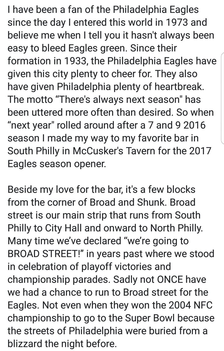 BlueMeanieBWO's tweet photo. Eagles fans! Sports fans! Please read and share! https://t.co/hnWml3BJoO