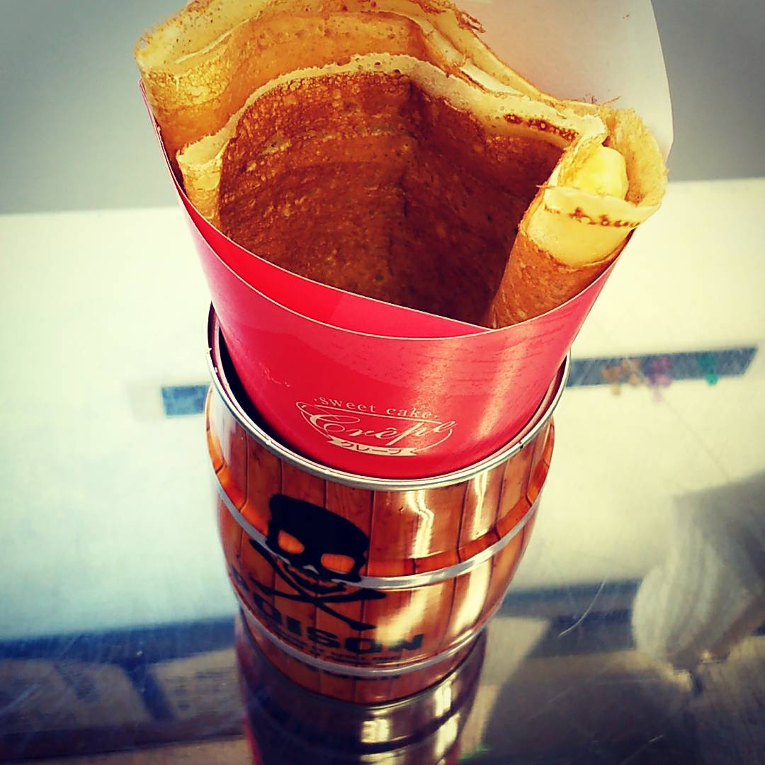 クレープスマイルの翔平です😳本日の日替わりセールは6番～15番になります❗️350円⏩300円です✨外はカリカリ中はもっちりで美味しいですよ( ´∀｀)#此花区 #梅香 #クレープ #デザート