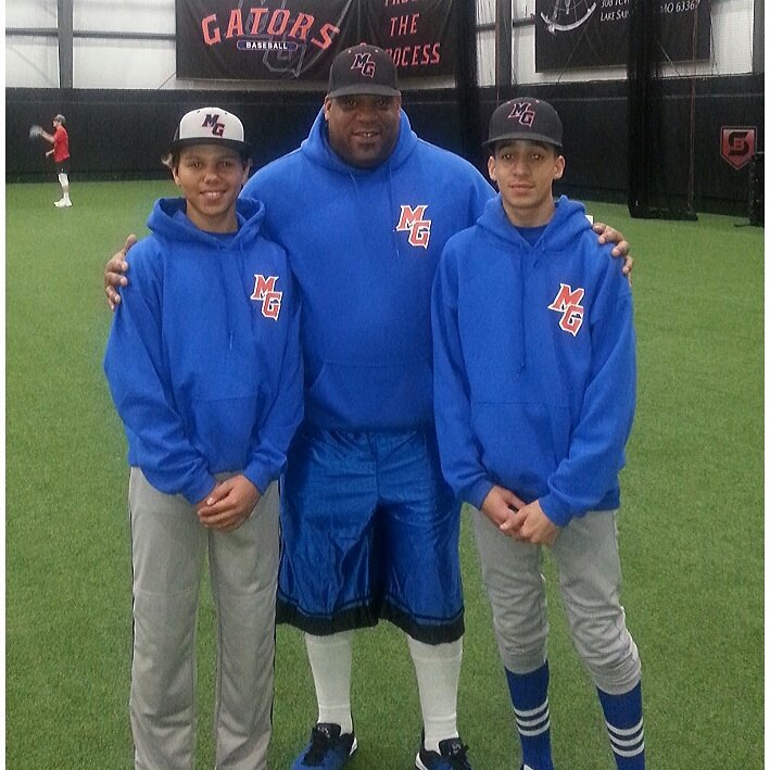 thecoach28's tweet photo. Always fun to watch @Missouri_Gators young men grow and get better. These two Alex and Cam @thecoach28 14U guys really put in some work tonight at the @sportsbarnstl. Looking forward to our spring training which starts in a a few weeks. MO Gators Infield Academy. #mogators #MG https://t.co/DWsfyxfbOt