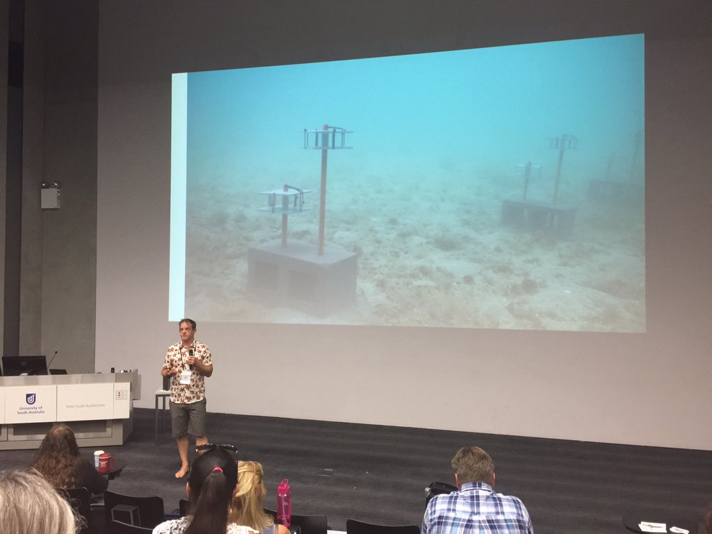 CitSciOZ's tweet photo. How can you get people excited about shellfish reefs? Tell history... 70+ oyster bars in Melbourne back in the day! Ask can you catch baby oysters? Get community & dive stores involved in monitoring of settlement plates. #reefwatch @vnpatweets #CitSciOz18 #EngagingCitizens https://t.co/RhZ8R4kxY0