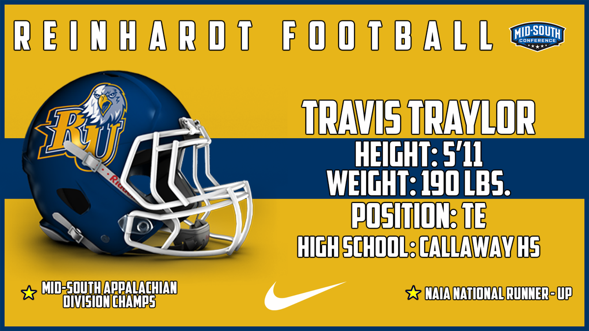 ReinhardtFB's tweet photo. Travis, TE/DE, at Callaway high(13-1). His Jr yr started at DE &amp; finished w/47 tackles, 3 sacks, 1 int, 1 FF. Sr yr he made the switch to off. &amp; had 7 touches for 151 yds. Travis is also a Georgia Merritt Scholar. #RUCommitted18 #PAYthePRICE #NSD18 @Coach_JMiller @TravisTraylor15 https://t.co/IxwQSngdC5