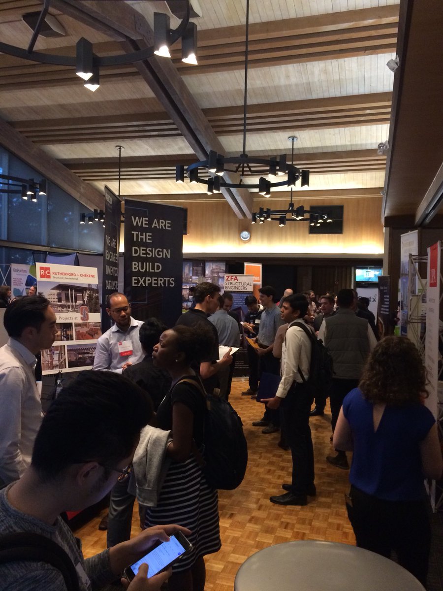 Venture: Structural Engineering, Sustainable Design &amp; Construction Mgmt. Event is hopping! Connecting students to a variety of Civil engineering job opportunities! <a href="/StanfordBEAM/">Stanford Career Edu.</a> <a href="/BrettAlpert/">Brett Alpert</a> @LydonLinda <a href="/moniquef2014/">monique Frizzell</a>