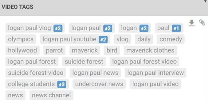 Lunaa's tweet photo. Logan Paul's new video tags.... tryna still milk all the views from that situation and be selfish, lame. https://t.co/gF2L5mojdN