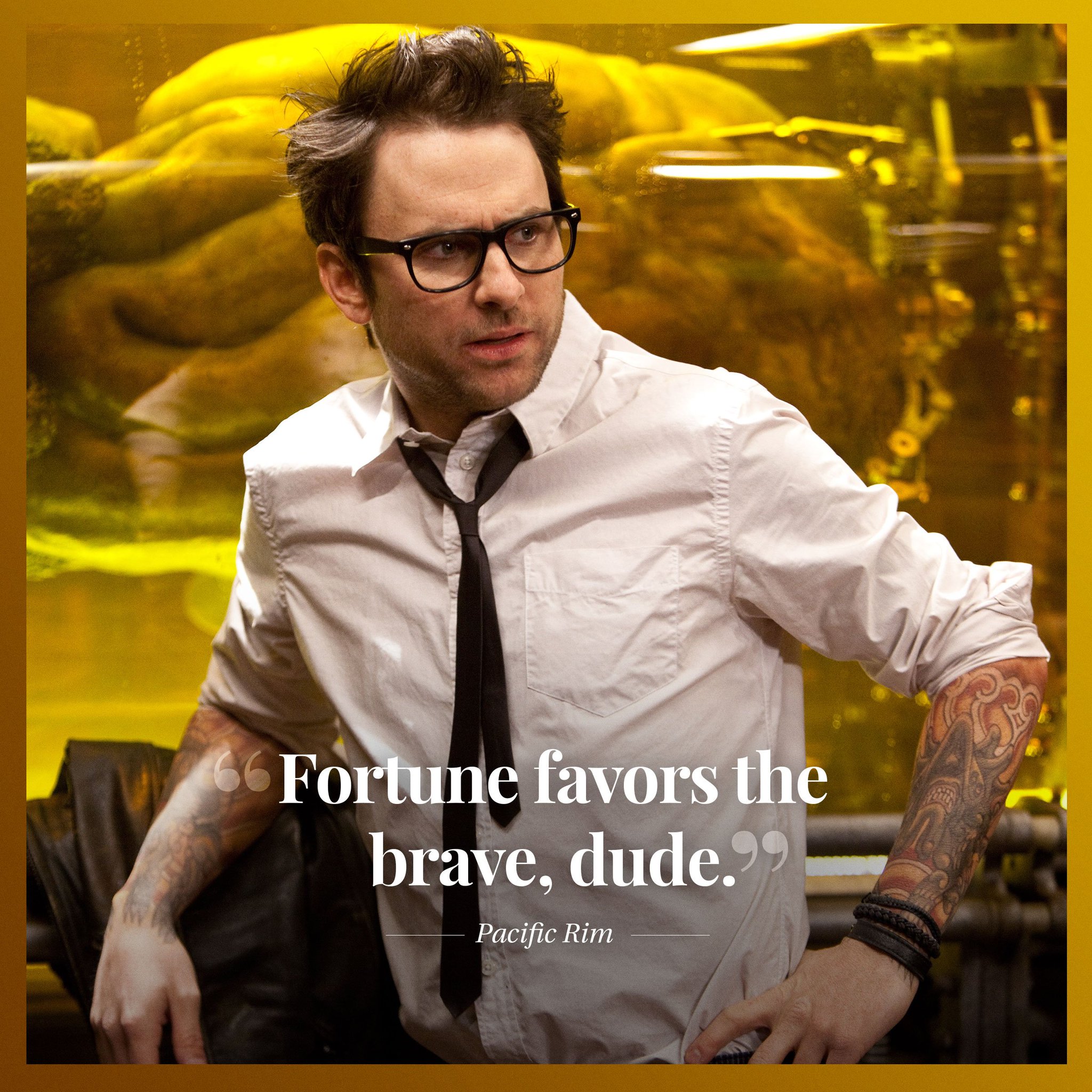 Happy birthday to Charlie Day, the one and only Dr. Newt Geiszler from Pacific Rim and upcoming 