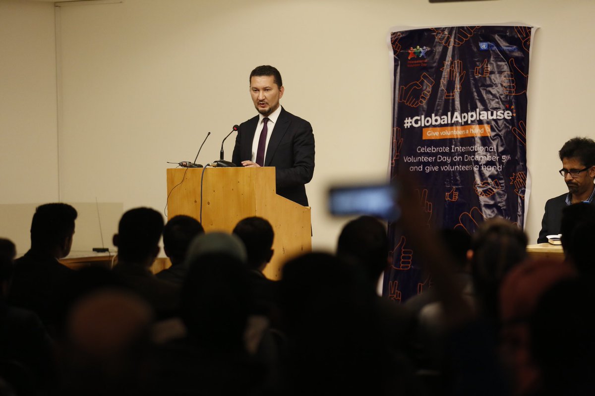 unsocial500's tweet photo. In this month’s #SharingTheSuccess interview, we ask @Harvard grad, Deputy Exec @ToilyKurbanov about his work with @UNVolunteers and his impressive rankings on the UN Social 500 Leaderboard. https://t.co/XgrCqzFTjV https://t.co/g1kIMdTDHP