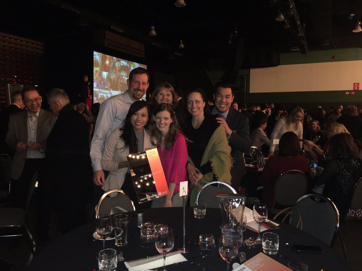 wtigley's tweet photo. Celebrating another successful @UnitedWayCgy year with my @NutrienLTD team at the #spiritsofgold awards. #weareallcalgary https://t.co/7PyrtMdoLm