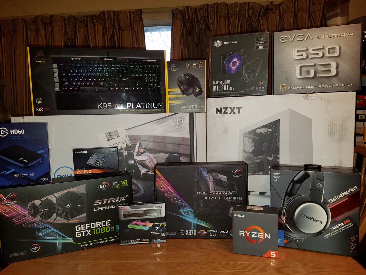 SmokescreenPrim's tweet image. It has been a long time in the making but the time has finally come! The gaming/streaming PC is a go! I would like to thank everyone that has helped support and make this dream come to reality. It means a lot. So hopefully with this upgrade I can continue to entertain you! 💚💙