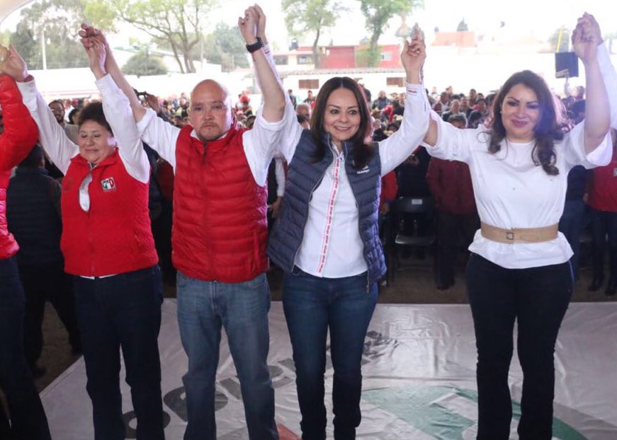 Nuvia_Mayorga's tweet photo. Saludé con mucho entusiasmo a Delegadas y Delegados de nuestro partido a la Convención en #Tulancingo. https://t.co/B5Kd0LOPu5