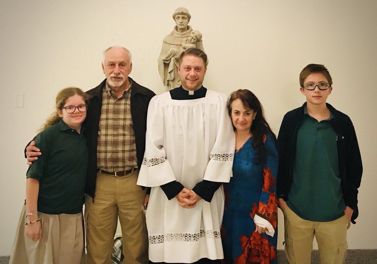 scgvocations's tweet photo. 1st-year theologian, Joshua Gale Carroll, received his admission to candidacy for the priesthood at @KenrickGlennon! He completed his undergrad studies at @Seminary_Life in May of 2017. Joshua was grateful to have his family present this evening! Congratulations! #SCGVocations https://t.co/19ulOoSy1U