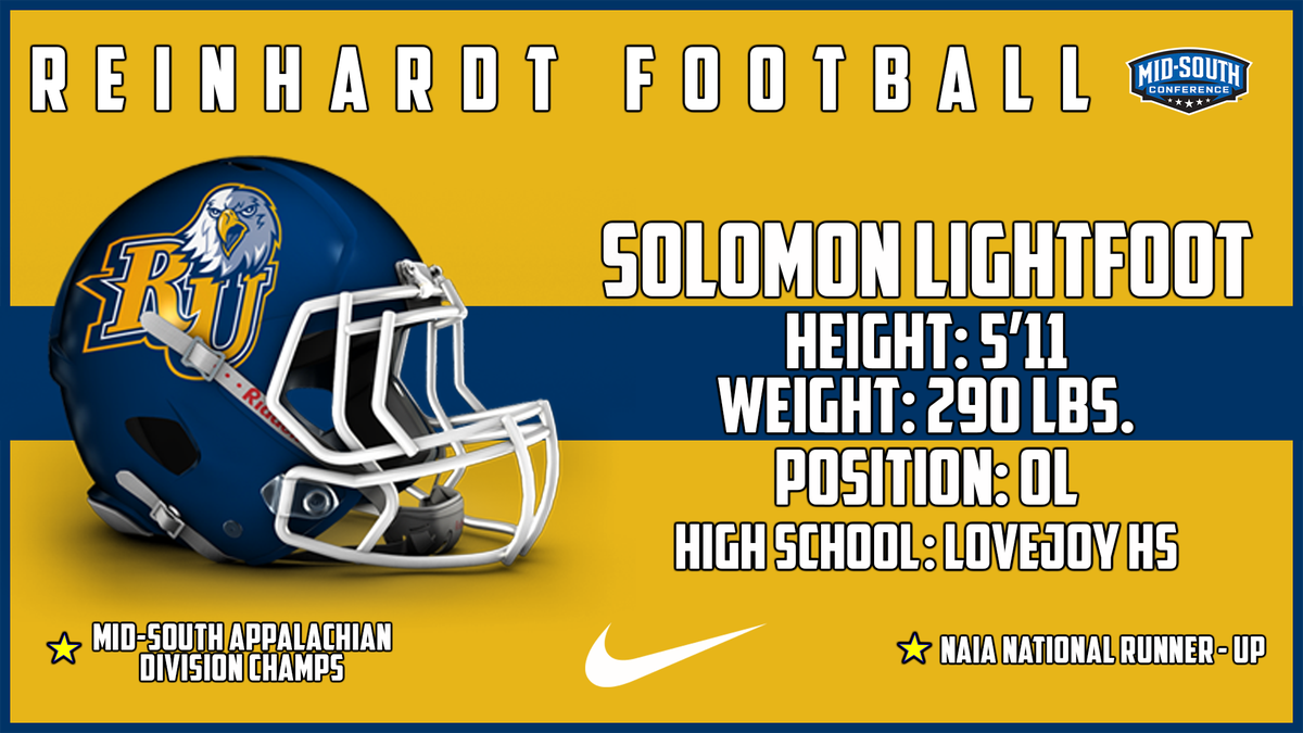 ReinhardtFB's tweet photo. Solomon was a 2 year starter for Lovejoy high school. He was named All-Region and All-County for the last two consecutive seasons. Solomon was named Captain for his senior season, and we will value that leadership. #RUCommitted18 #PAYthePRICE #NSD18 @Coach_JMiller @Soloo_71 https://t.co/p2cz0PYuHI