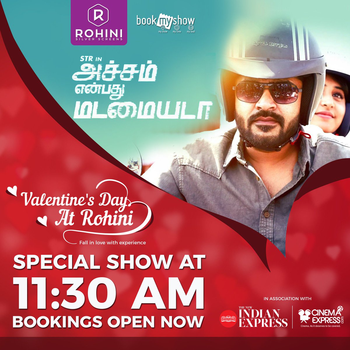 #ValentinesDayWithSTRMagical ❤

Get Ready for a Twin Magical Ride with #VinnaithaandiVaruvaya #VTV & #AchchamYenbadhuMadamaiyada #AYM Re-Releasing at @GKcinemas & @RohiniSilverScr respectively!! 

#STR @menongautham @arrahman