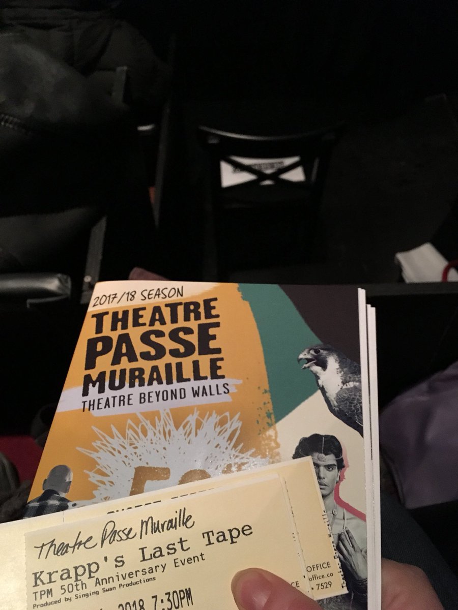 Been enjoying some fantastic theatre this past week #BANGBANG @FactoryToronto @beyondwallsTPM for #ACHABACHA their co-pro with @buddiesTO and #KrappsLastTape