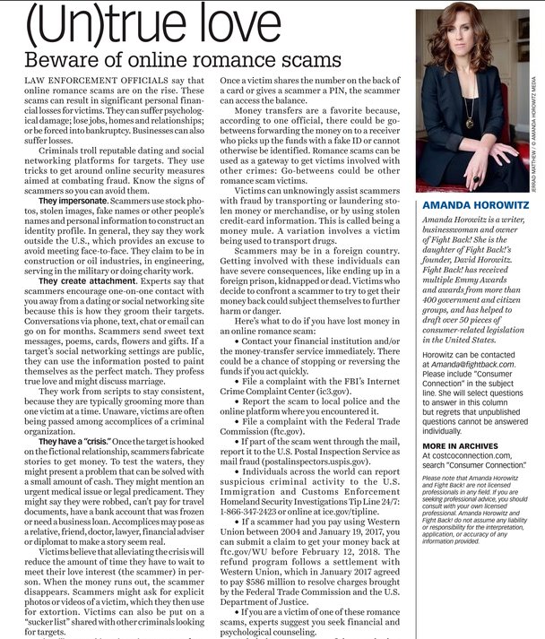 It's February already and #ValentinesDay is around the corner. If you're looking for love online, beware of scammers targeting dating sites. <a href="/FBILosAngeles/">FBI Los Angeles</a> teamed with <a href="/fightback/">Fight Back!</a> this month to warn romance seekers how to avoid fraud &amp; avoid a broken heart. ow.ly/ZFZf30igQzm