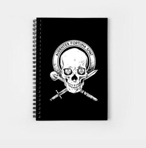 WAREHOUSEcomic's tweet image. Up on tshirts and notebooks and stickers now! On sale too. “Fortune Favors the Bold” the newest design from @natural20shirts 🐙💀
teepublic.com/user/carlhuber
🔥🔥🔥
#dnd #dnd5e #pathfinder #roll20 #rpg #cosplay #dice #illustration #skull #bones #latin #tattoo