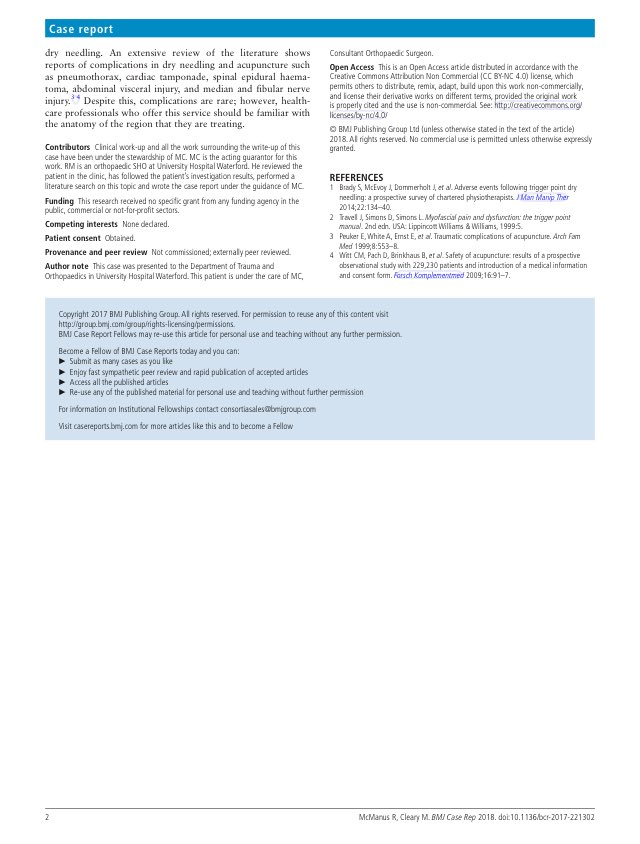 MVClinic's tweet image. Punción seca y lesión del nervio radial...Great article ”Radial nerve injury following dry needling” #landmarks #ecoguiado la clave para evitar la yatrogenia, una adecuada formación y procedimiento ecoguiado #USguided @MOFI_FT