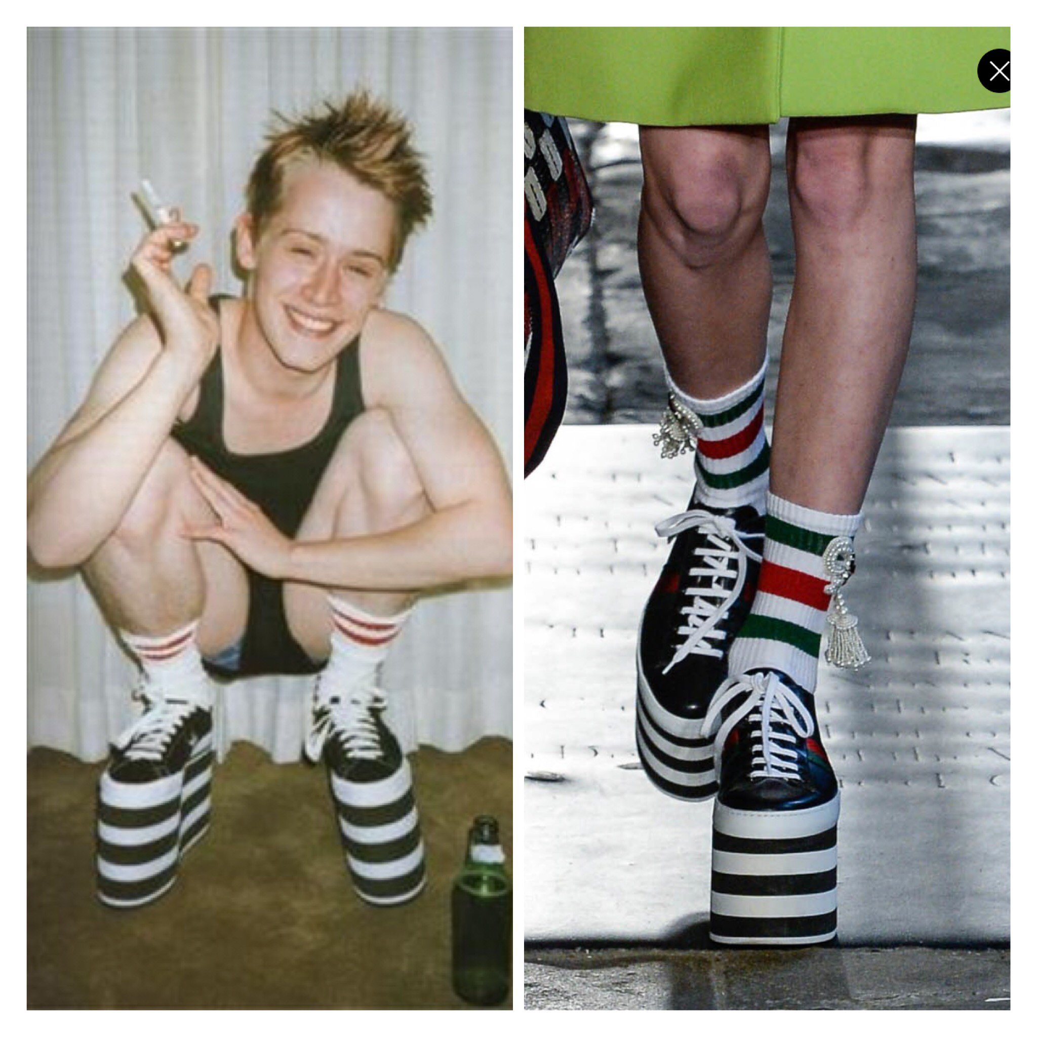 Inside The Mood On Twitter From A Photo Macaulay Culkin By Terry Richardson The Face Magazine 2002 Gucci By Alessandro Michele Resort 2017 Platform Gucci Guccishoes Terryrichardson Thefacemag Alessandromichele Shoesinspiration