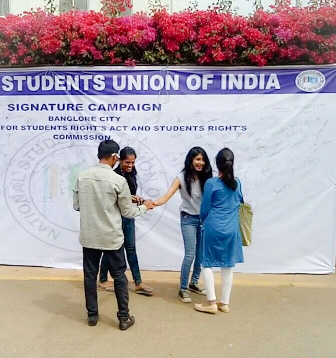 nsui_bengaluru's tweet photo. #NSUIBengaluru Organised a Signature camping demanding for #StudentsRightscommission and #StudentRightact for all universities, the campaign was held at various colleges across Bengaluru and a memorandum was submitted to the DC #Bengaluru
National Students' Union of India https://t.co/ykMmDxpAn9