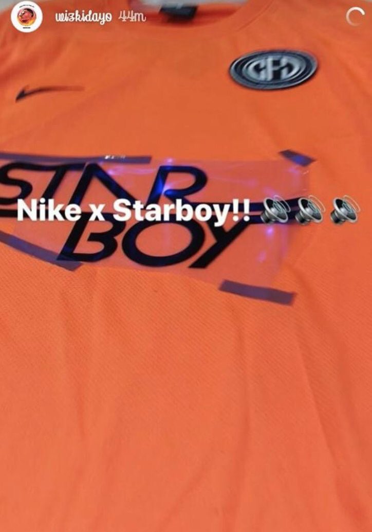 President Siësta Frons Emmanuel Benyeogor on Twitter: "Wizkid FC becomes the first African music  fan base to have an official jersey, as Wizkid signs a partnership deal  with Nike to officially release Starboy https://t.co/HxOFZZRnMZ #TheInfoNg