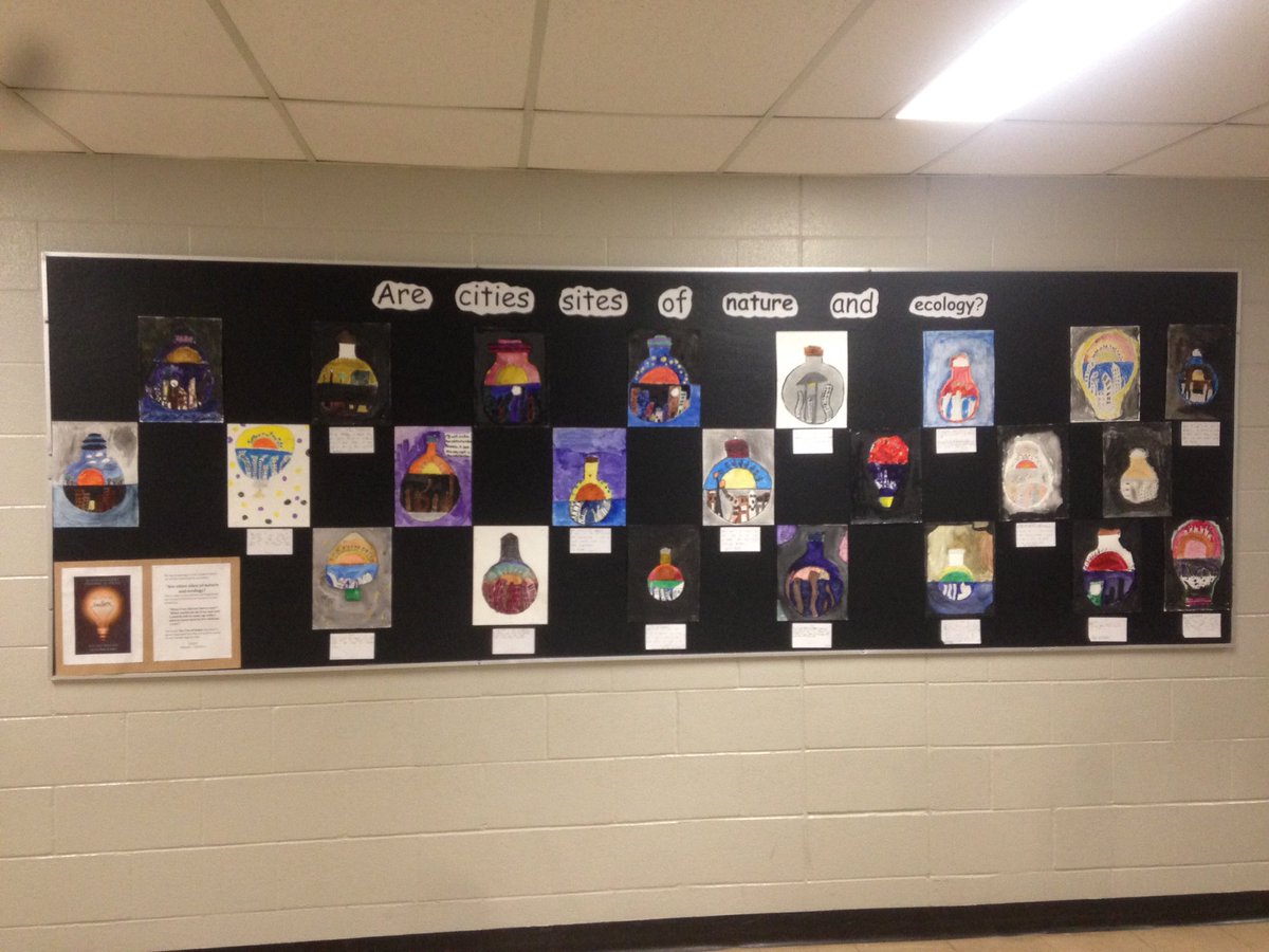 SraPanrucker's tweet image. Gearing up for #2school. Building up question about cities, nature and ecology. Art. Science. Book City of Ember.