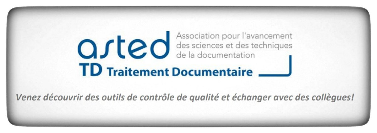 lestextesR's tweet photo. «Quels outils pour le contrôle de qualité»
#asted - 23 février 2018 - @UMontreal
https://t.co/ygEfLrnaxH https://t.co/VTFZRdt1Ko