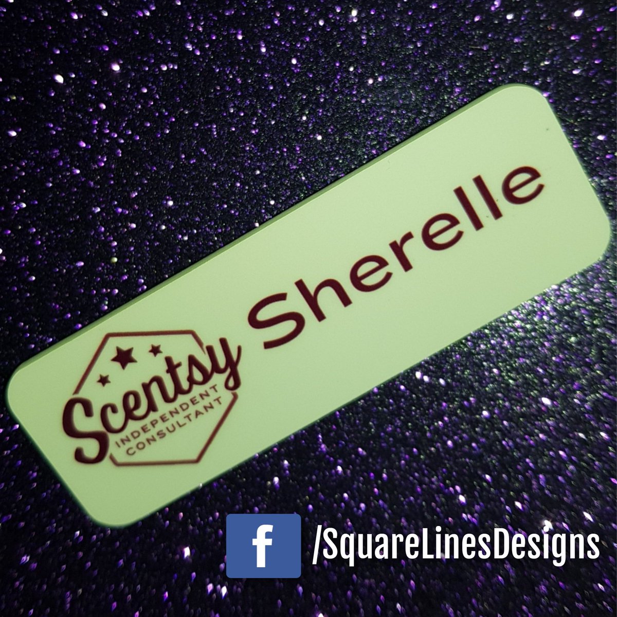 SqrLinesDesigns's tweet photo. One of our latest #Sublimation projects. Name badge. https://t.co/cssF2gRUHu