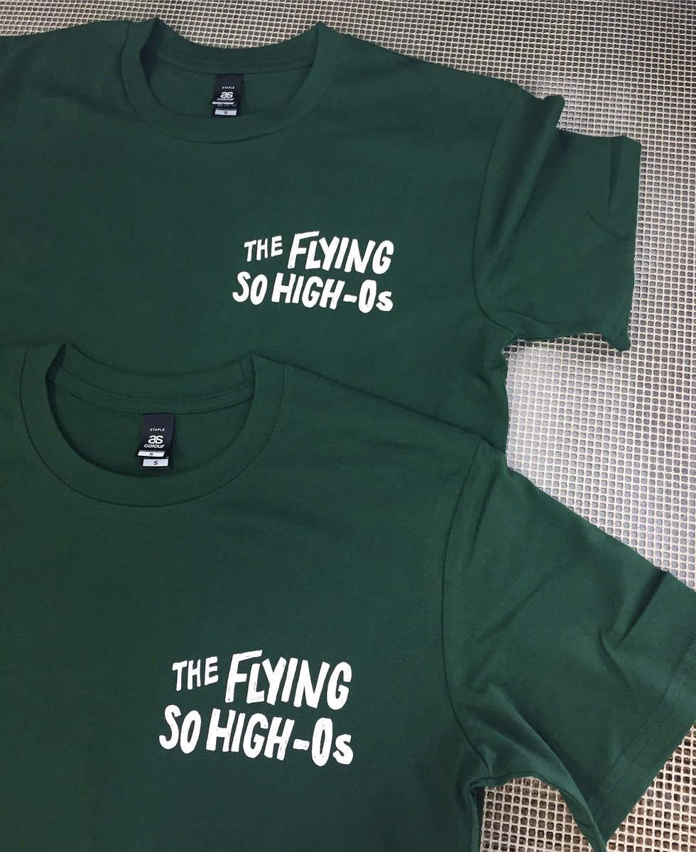 Wait, what? A new run of tshirts? Printed masterfully by Too Far Gone? On AS Colour shirts in a divine Forest Green?! Huge! True!