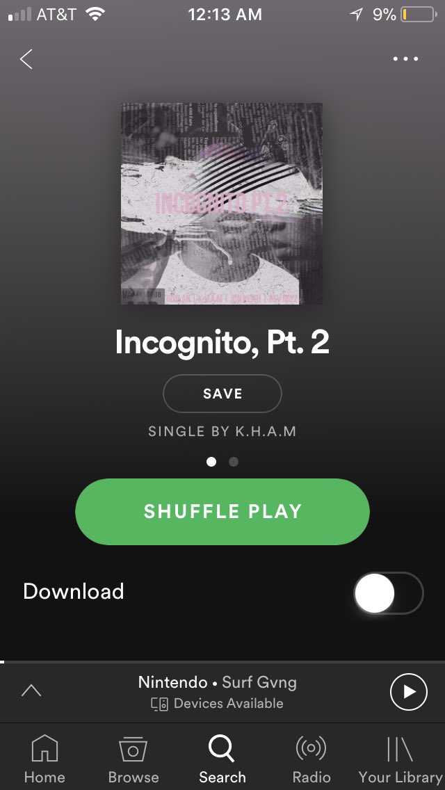 khamraps's tweet photo. #incognito PT. 2 IS LIVE!!!!!!!! https://t.co/bG9XauXeiC