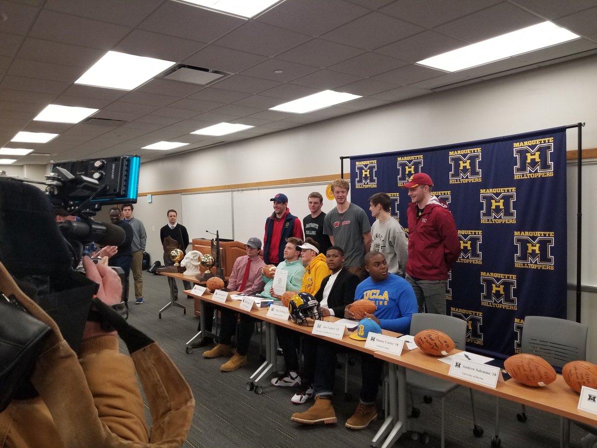COACHMAZ's tweet image. Congrats to the 10 MUHS student/athletes and their parents that attended our National Signing Day ceremony!