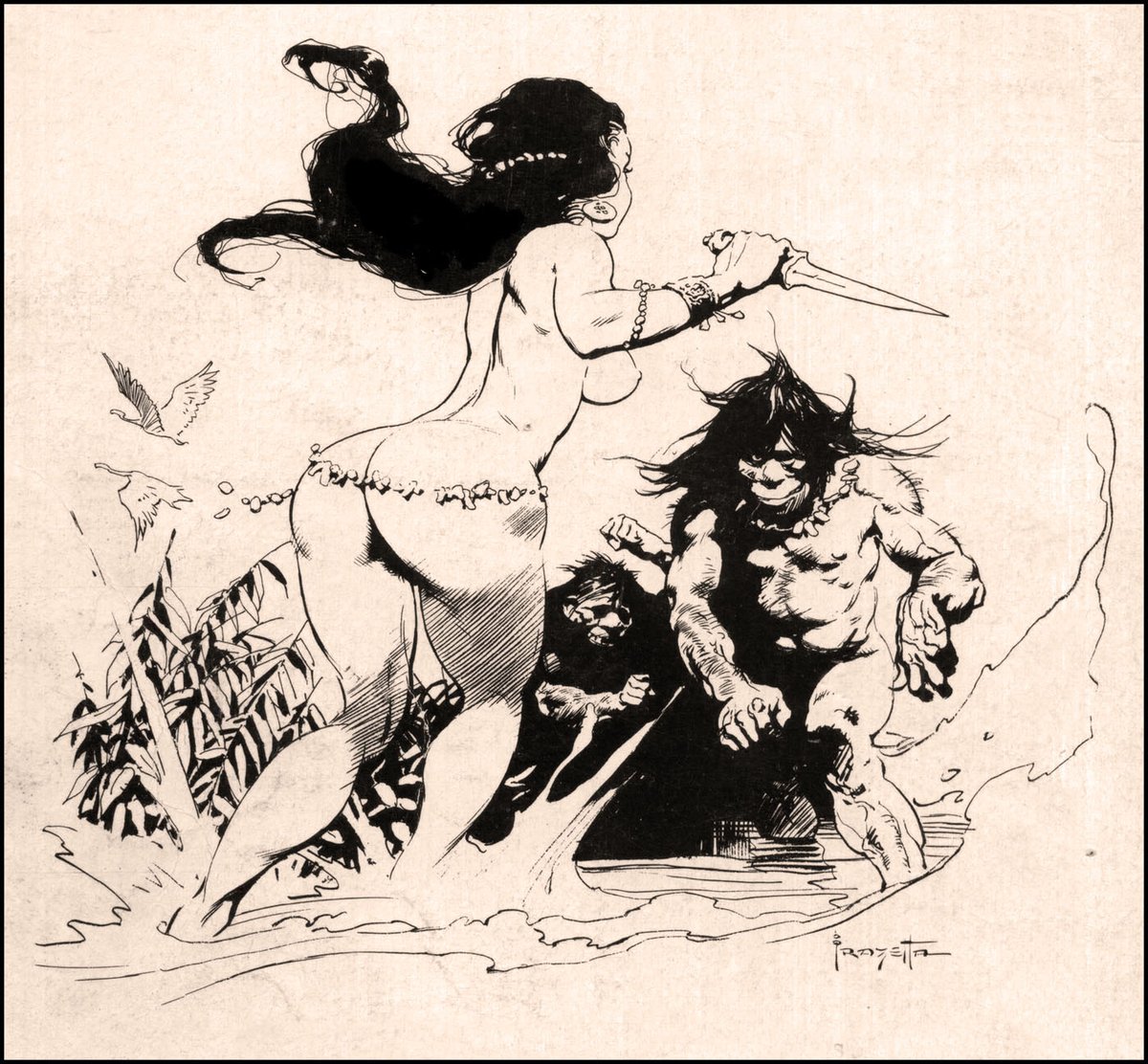 trashfilmorgy's tweet photo. Hey Grunk fans! Here's some Frank Frazetta art, because Wednesday!
Don't forget to go like the Grunk Page because exciting news is coming soon! https://t.co/COohBdxo1m https://t.co/TnRhLouBf8