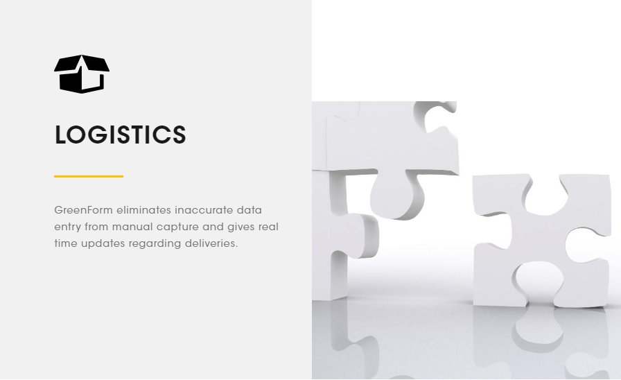 GreenForm Offer Logistics Solutions
#GreenForm #MobileSolution eliminates inaccurate data entry from manual capture and gives real-time updates regarding deliveries. #WebForm #Logistics #Solutions #Software