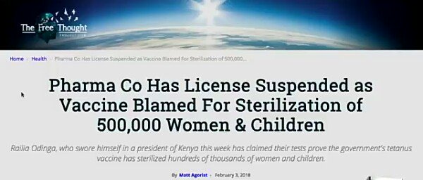 majorityreport_'s tweet image. #WorldHealthOrganization is sterilizing #Kenya. Additionally The U.S. State Department is now emasculating #Kenyan men claiming it will prevent them of becoming terrorist. Can we say #eugenics and #NewWorldOrder?