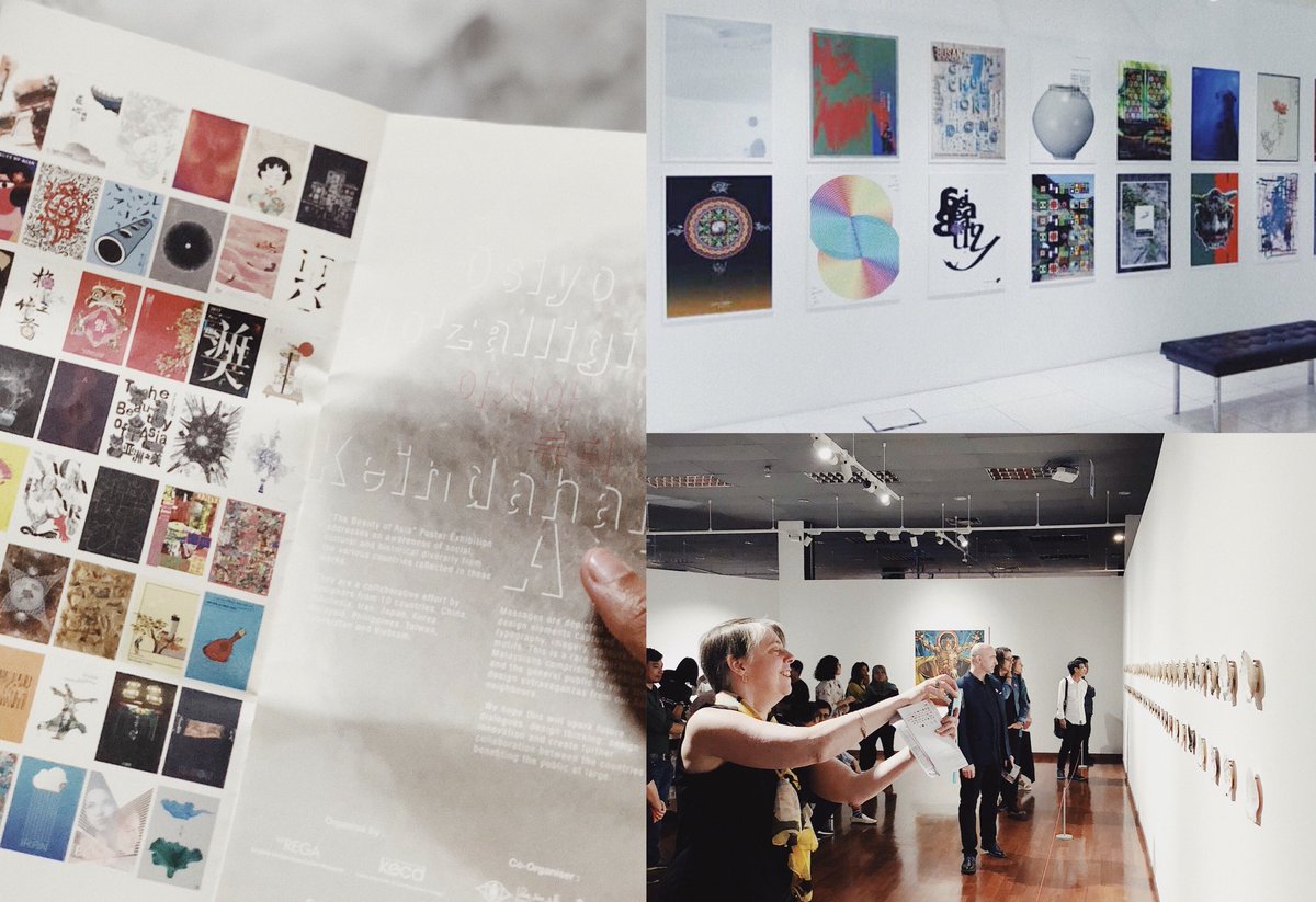 muidlatif's tweet photo. Pleasure meeting the creative leaders from @theicoD, @wregamalaysia @gaguild & #KECD at the launch of #TheBeautyOfAsia #PosterExhibition. Had a great time catching up & chat with everyone. Do visit the exhibition @ Creative Space, @BalaiSeniNegara until 15 Feb. Free admission https://t.co/Bu2C3Hz34G