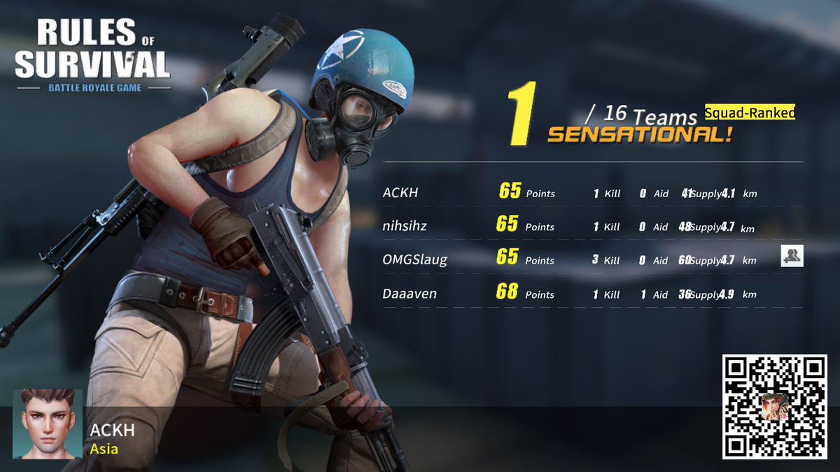 _CasiNote_'s tweet image. #RulesofSurvival