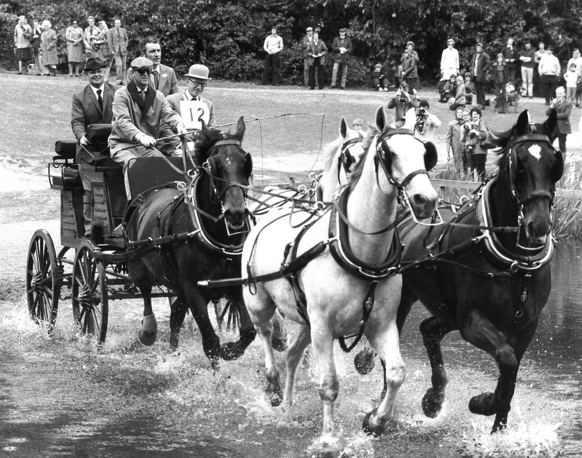 windsorhorse's tweet photo. Can you guess who is driving in this image from Royal Windsor Horse Show 1977?  🤔 #ThrowbackThursday https://t.co/KZp0P4fWzu