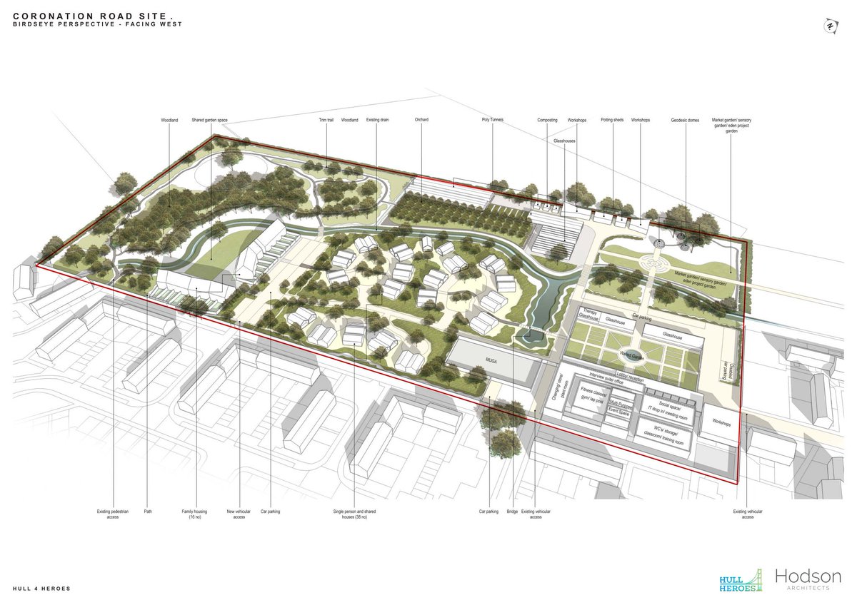 hull4heroes's tweet photo. The future is bright for local veterans, we have joined forces with Hull city council in #Hull and east riding to build a veterans village, horticultural therapy, rehabilitation facility and garden centre, #Hullfirst of its kind in the world, a simply amazing project https://t.co/PIcIaJEGNU