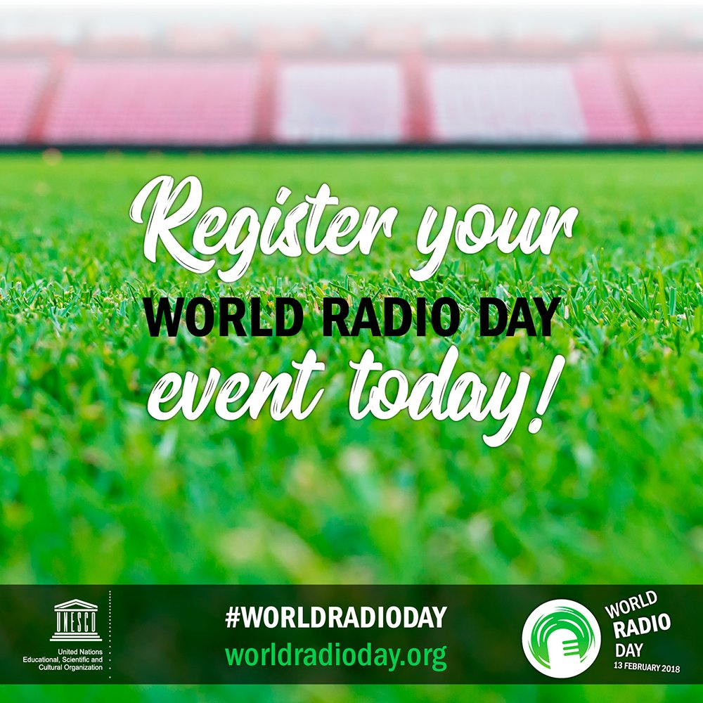 Are you ready for #WorldRadioDay?

Wondering how to get involved? 

Here you have 10 suggestions, check them out and register your event! on.unesco.org/2BH6Gty