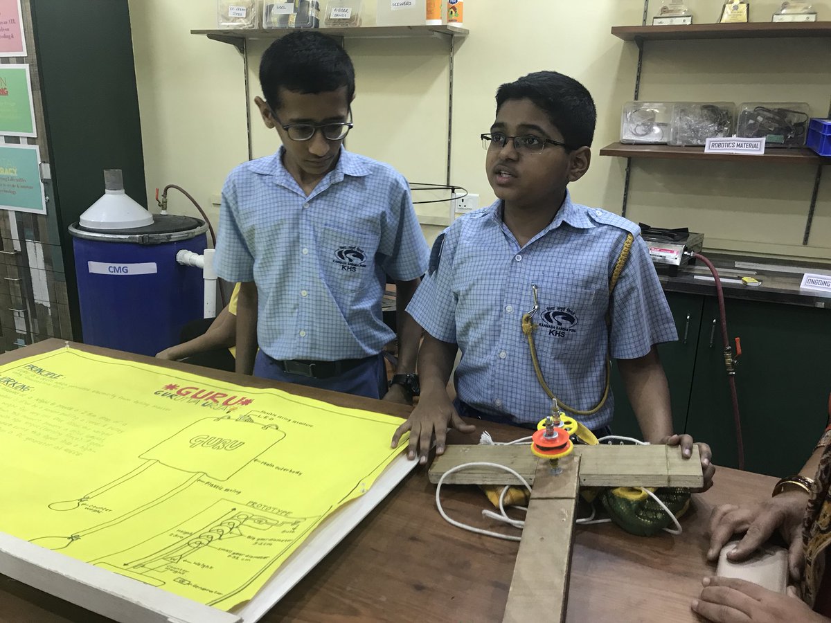 ATLKHS's tweet photo. Young Tinkerers of @ATLKHS showcasing their #Innovations to the community during Atal Tinkering Summit for the #Maharashtra State.

We aim to make the #ATL Community strong in Maharashtra.

@NITIAayog @AIMtoInnovate @rramanan @chaudharyayesha @PMOIndia https://t.co/vxvIJK64tD