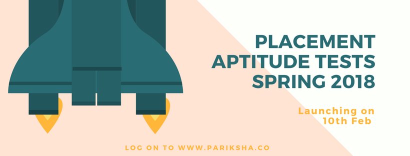 ParikshaCo's tweet photo. 'Practice makes a man perfect' is an age-old adage. Keeping this in mind, we are back with our flagship Placement Aptitude Tests - Spring 2018 (PAT - 2018) series which is designed to help you Practice, Practice and more Practice!
Visit https://t.co/V0eYUqxOic for more details. https://t.co/7urCgfY6Wa