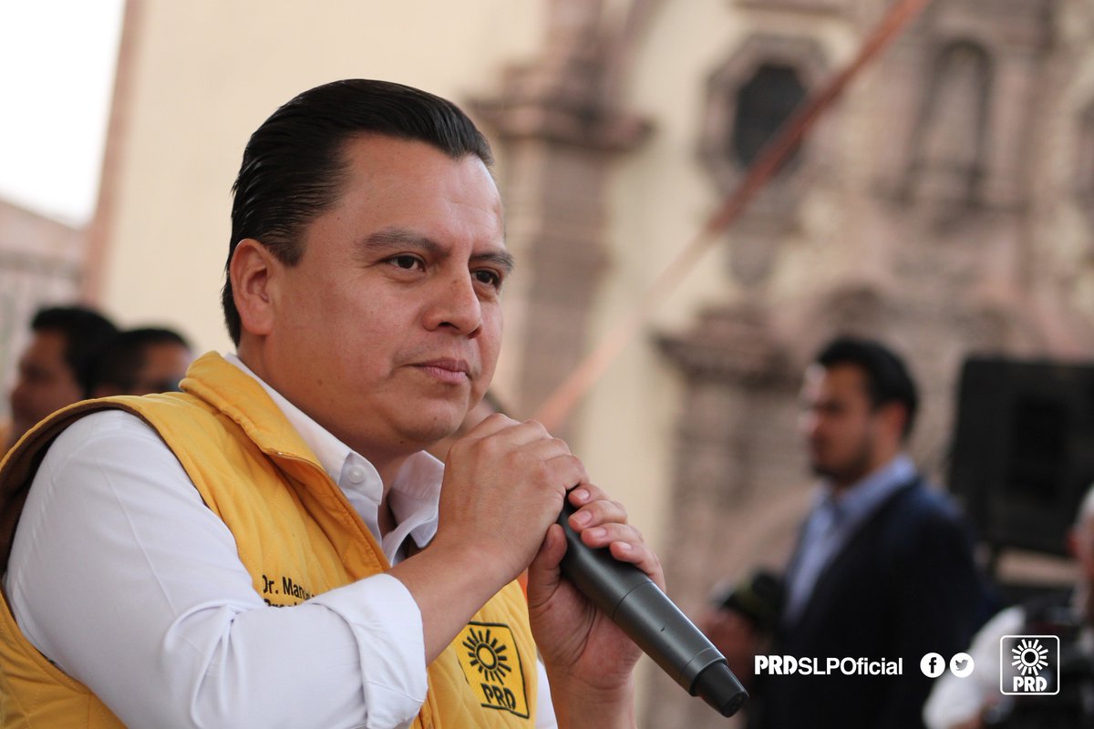 PRDSLPOficial's tweet photo. “PRD se convertirá en la primera fuerza política en San Luis Potosí”: @ManuelGranados_

#PRD #SLP #PensemosEnGrande @PRDMexico @adn_nacional https://t.co/FDQK6DK2YD