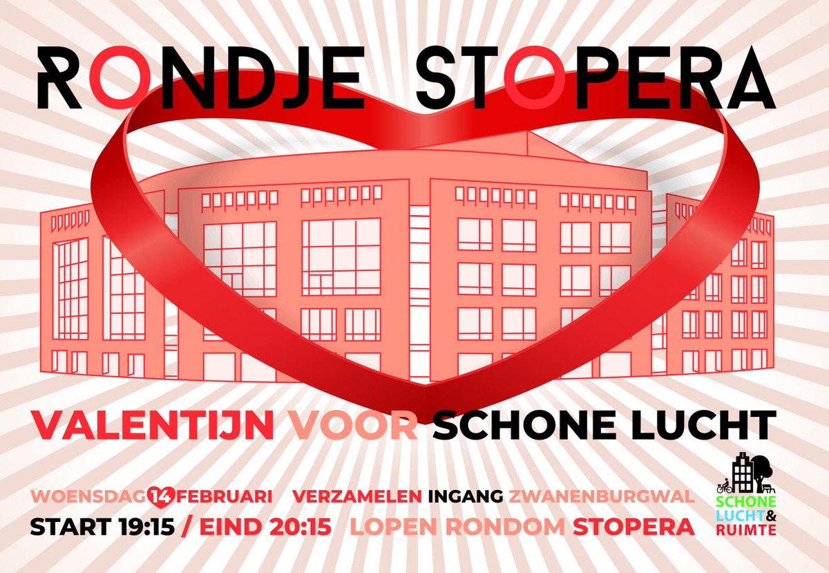 De politiek is echt aan zet. 
"Vroeger zat er een kind met astma in mijn klas. Nu minstens drie."

Loop mee voor schone lucht <a href="/RondjeStopera/">Rondje Stopera</a> woensdagavond 14 februari om 19:15 uur. Meer info op: schoneluchtenruimte.amsterdam  
Neem anderen mee en vertel het verder!
#rechtopschonelucht