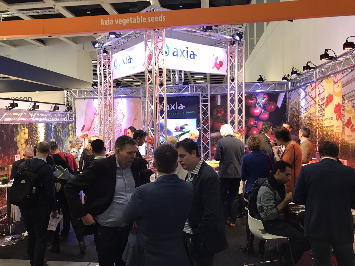 Busy day <a href="/AxiaSeeds/">Axia Vegetable Seeds</a> <a href="/NLFRLOG/">NL@FruitLogistica</a> 👊💪 We are full speed ahead 🍅👨‍🍳 #team-Axia #team-denblijker #goodcombi