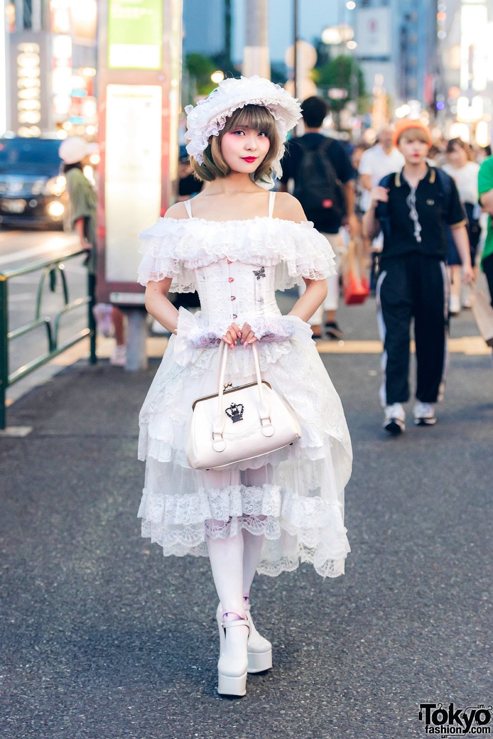 japanese lolita nude Japanese lolita @Sana_Seine - who we often see around  the streets of Harajuku - wearing an all white lolita look w/ items by MR  Corset, Na+H, Triple Fortune,